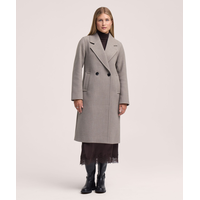 Veste longue boutonnée en fausse laine pour femmes, Denver Hayes