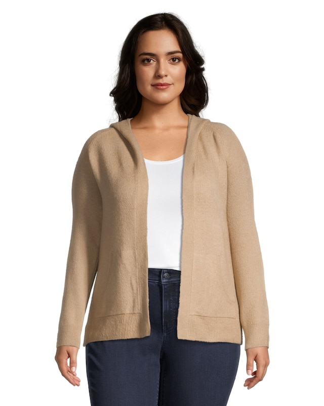 Denver Hayes Women's Hooded Open Cardigan | Marks