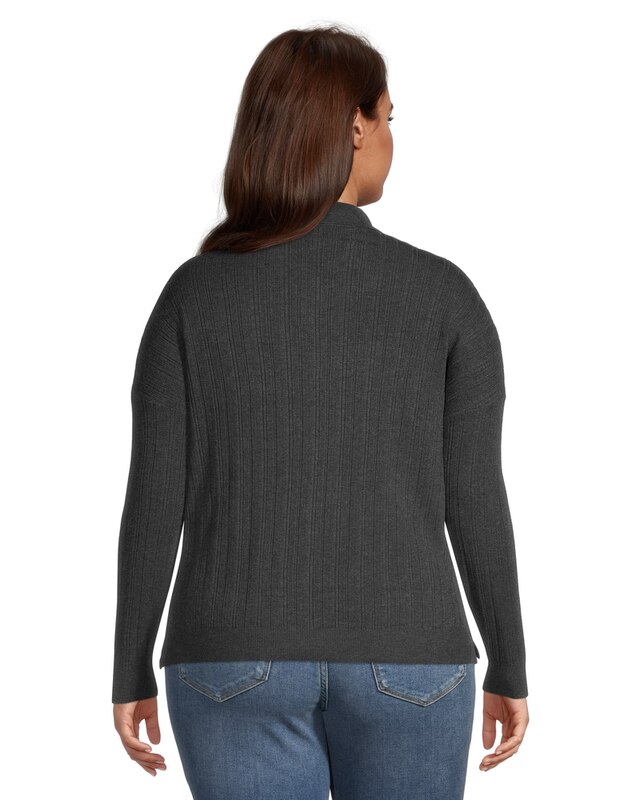Women's Long Sleeve Polo Sweater Marks