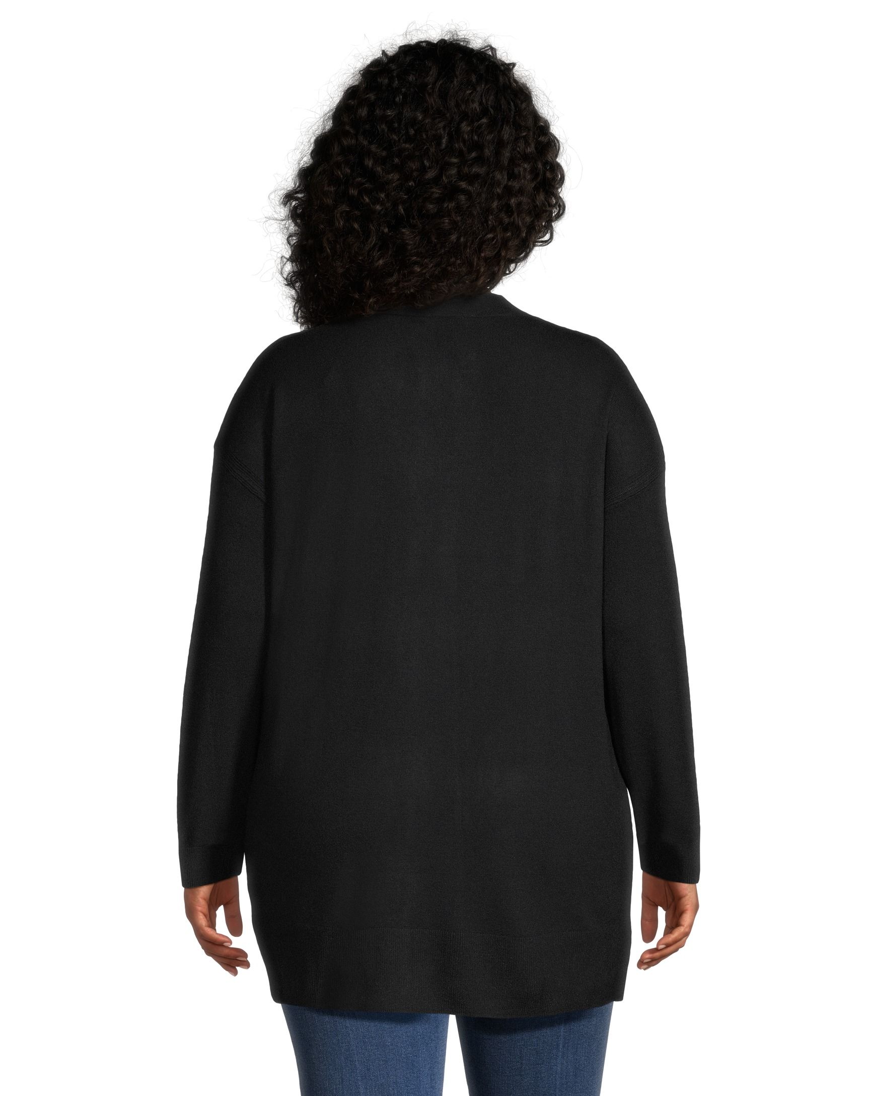 Denver Hayes Women's Knit Semi Fitted Open Cardigan