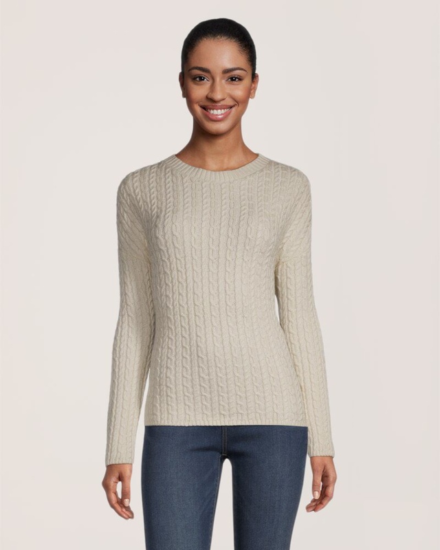 WindRiver Women's Semi Fitted Cozy Rib Knit Pullover Sweater