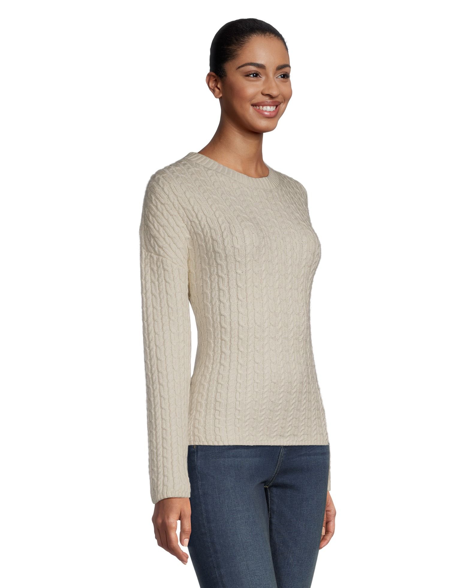 WindRiver Women's Semi Fitted Cozy Rib Knit Pullover | Marks