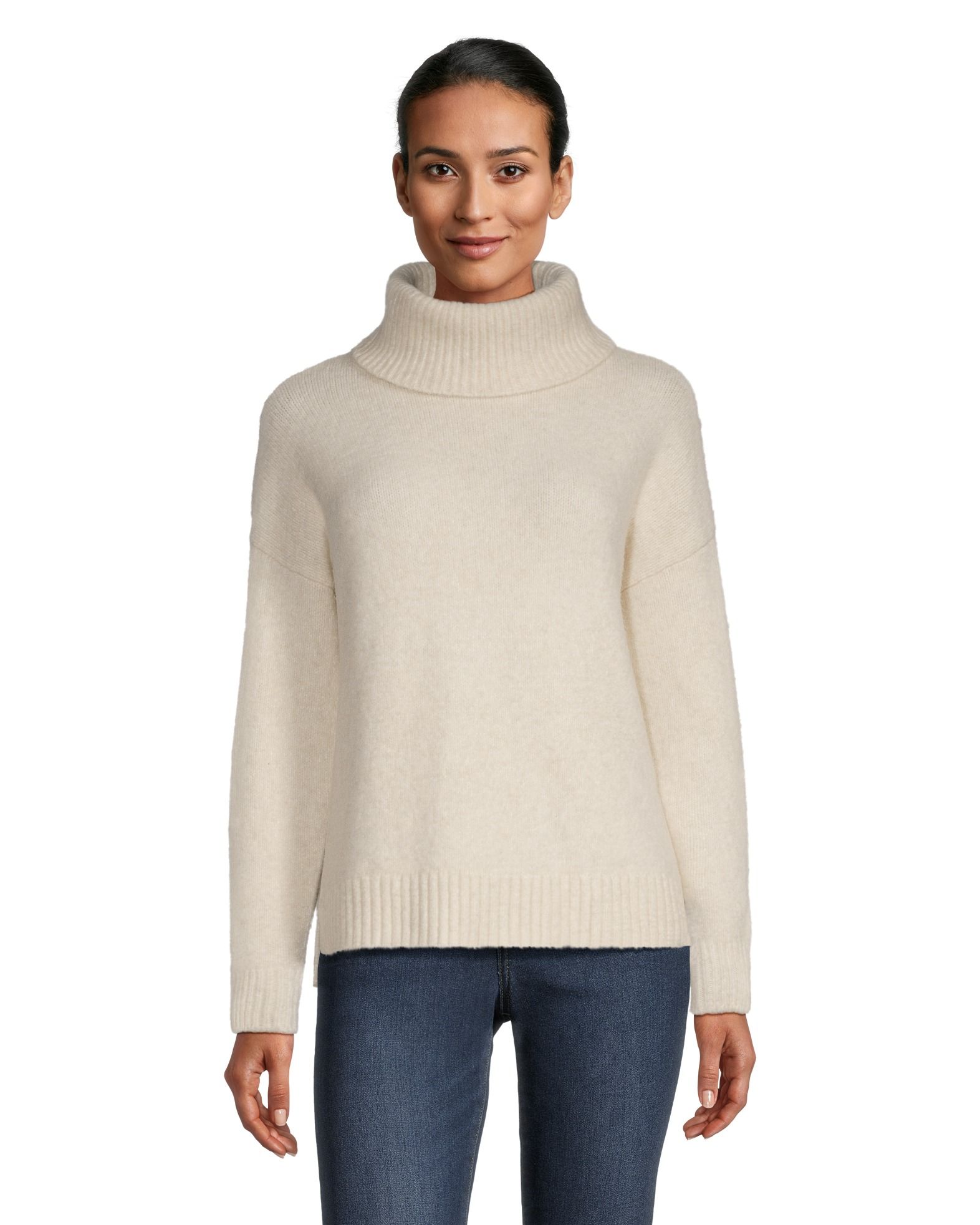 Denver Hayes Women's Luxe Supersoft Semi Fitted Turtleneck Pullover | Marks