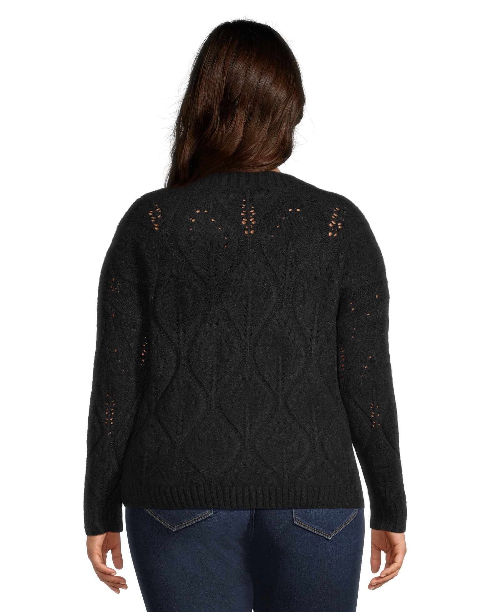 Denver Hayes Women's Luxe Relaxed Fit Pointelle Pullover | Marks