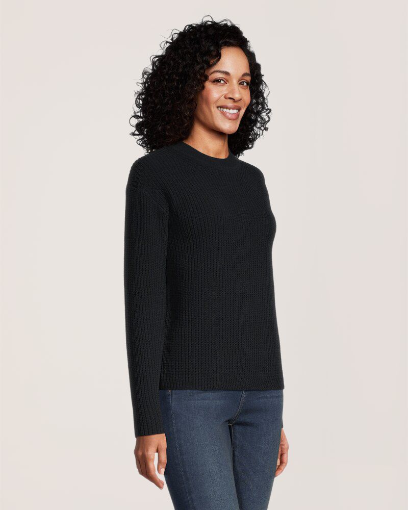 Denver Hayes Women's Semi Fitted Crewneck Pullover Sweater