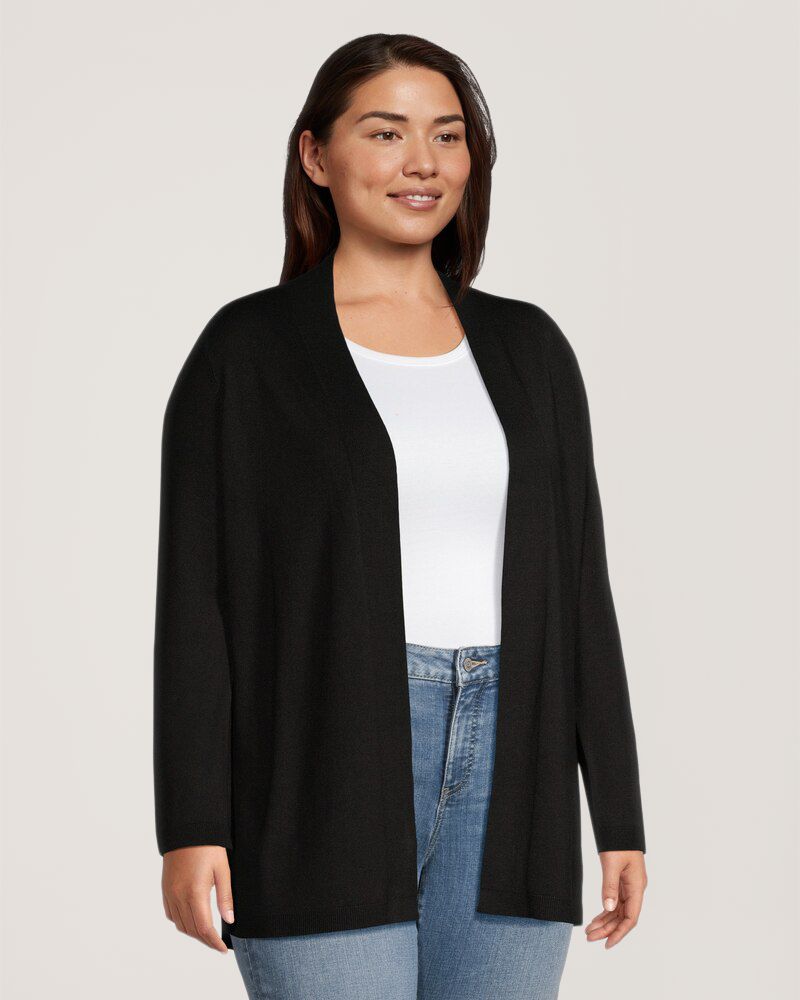 Denver Hayes Women's Basic Open Cardigan