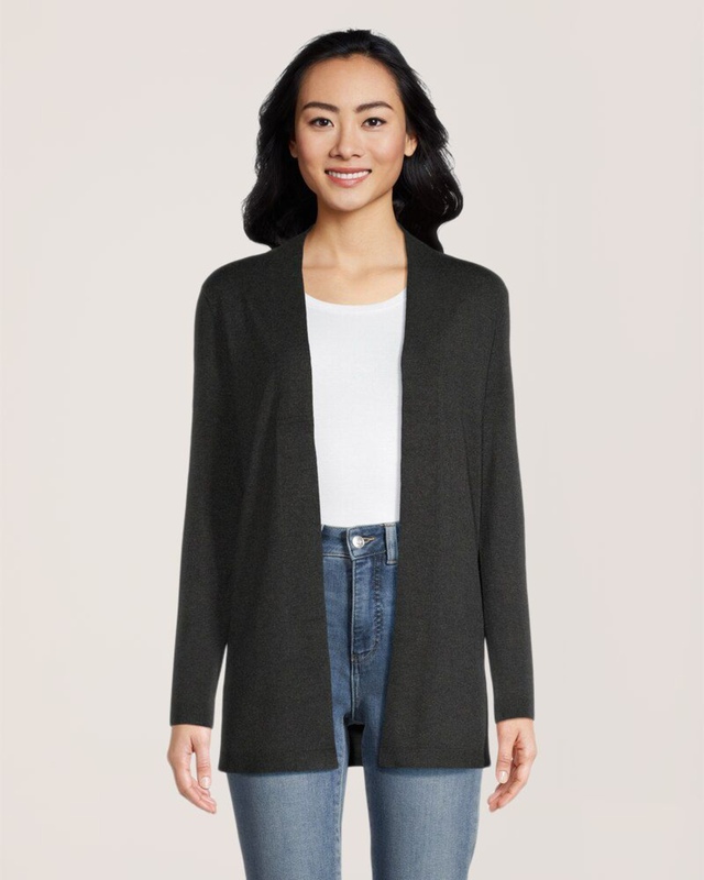 Denver Hayes Women's Basic Open Cardigan