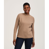 Chandail court à col cheminée pour femmes, Denver Hayes