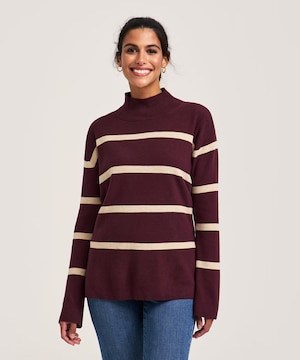 Chandail en tricot double à col cheminée, Denver Hayes