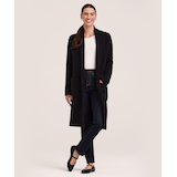 Denver Hayes Women's Long Sleeve Double Knit Coatigan Front_Flat