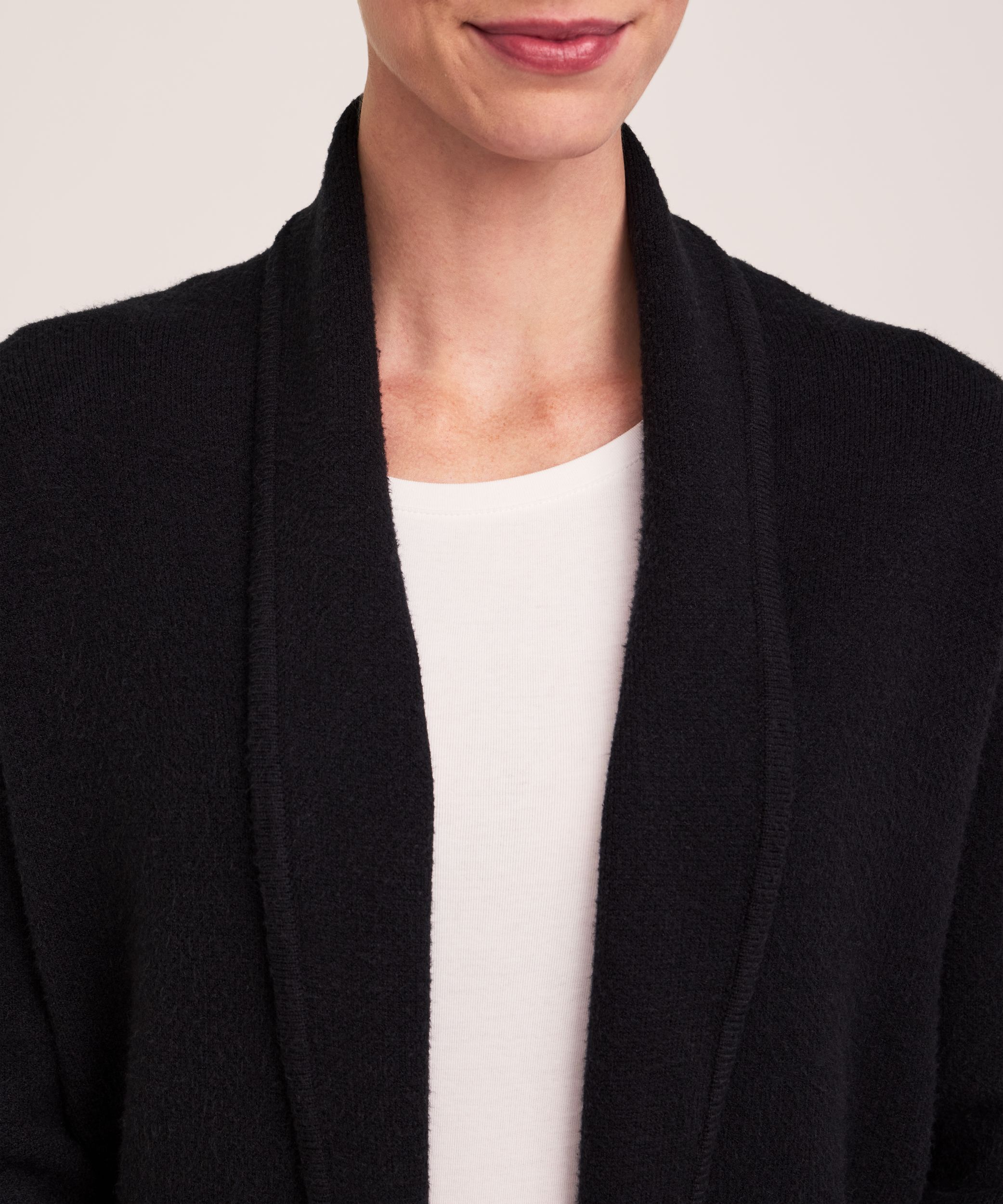 Denver Hayes Women's Long Sleeve Double Knit Coatigan