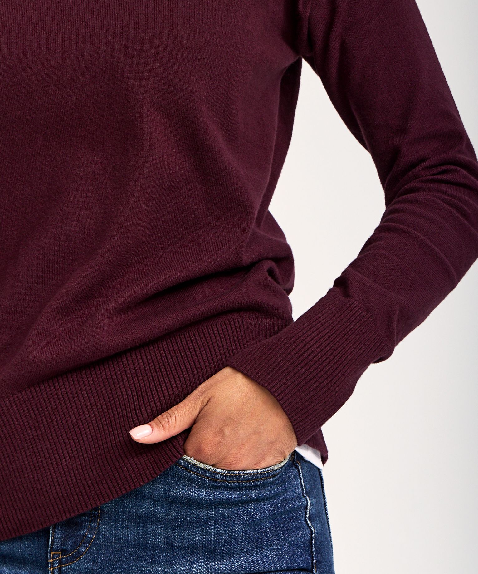 Denver Hayes Women's Everyday Cotton Crewneck Pullover Sweater