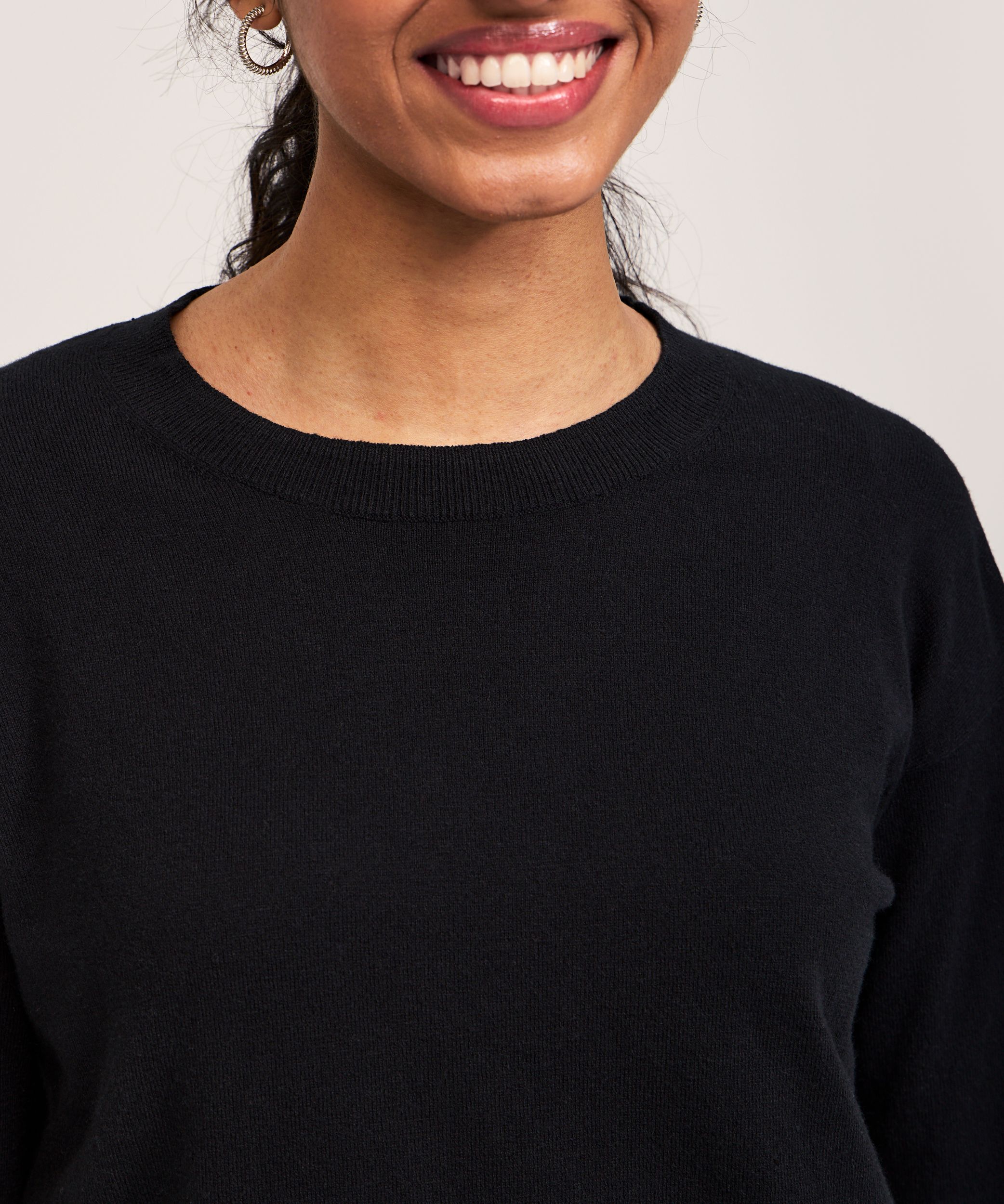 Denver Hayes Women's Everyday Cotton Crewneck Pullover Sweater