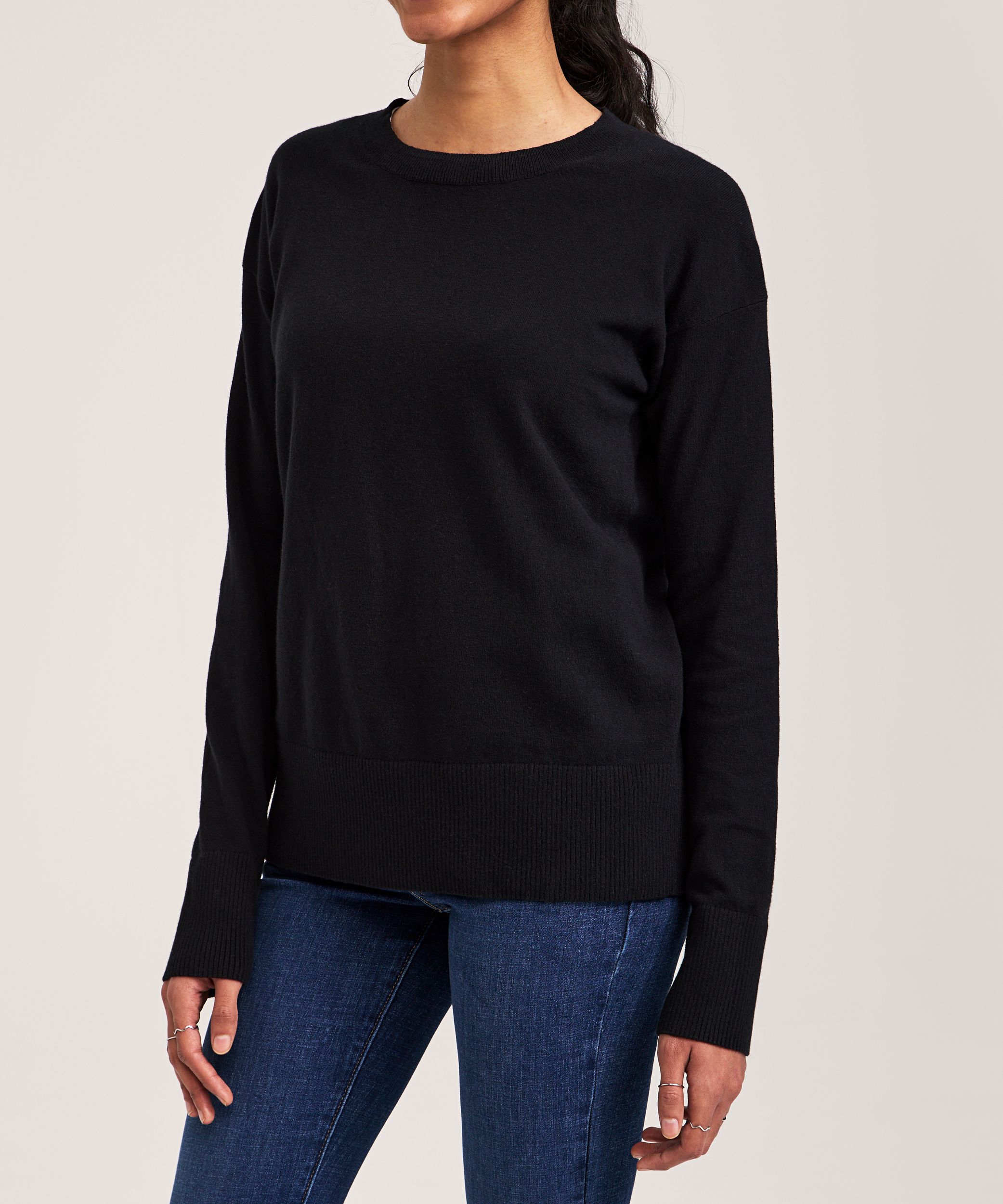 Denver Hayes Women's Everyday Cotton Crewneck Pullover Sweater