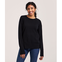 Denver Hayes Women's Everyday Cotton Crewneck Pullover Sweater