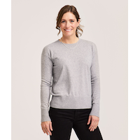 Denver Hayes Women's Everyday Cotton Crewneck Pullover Sweater