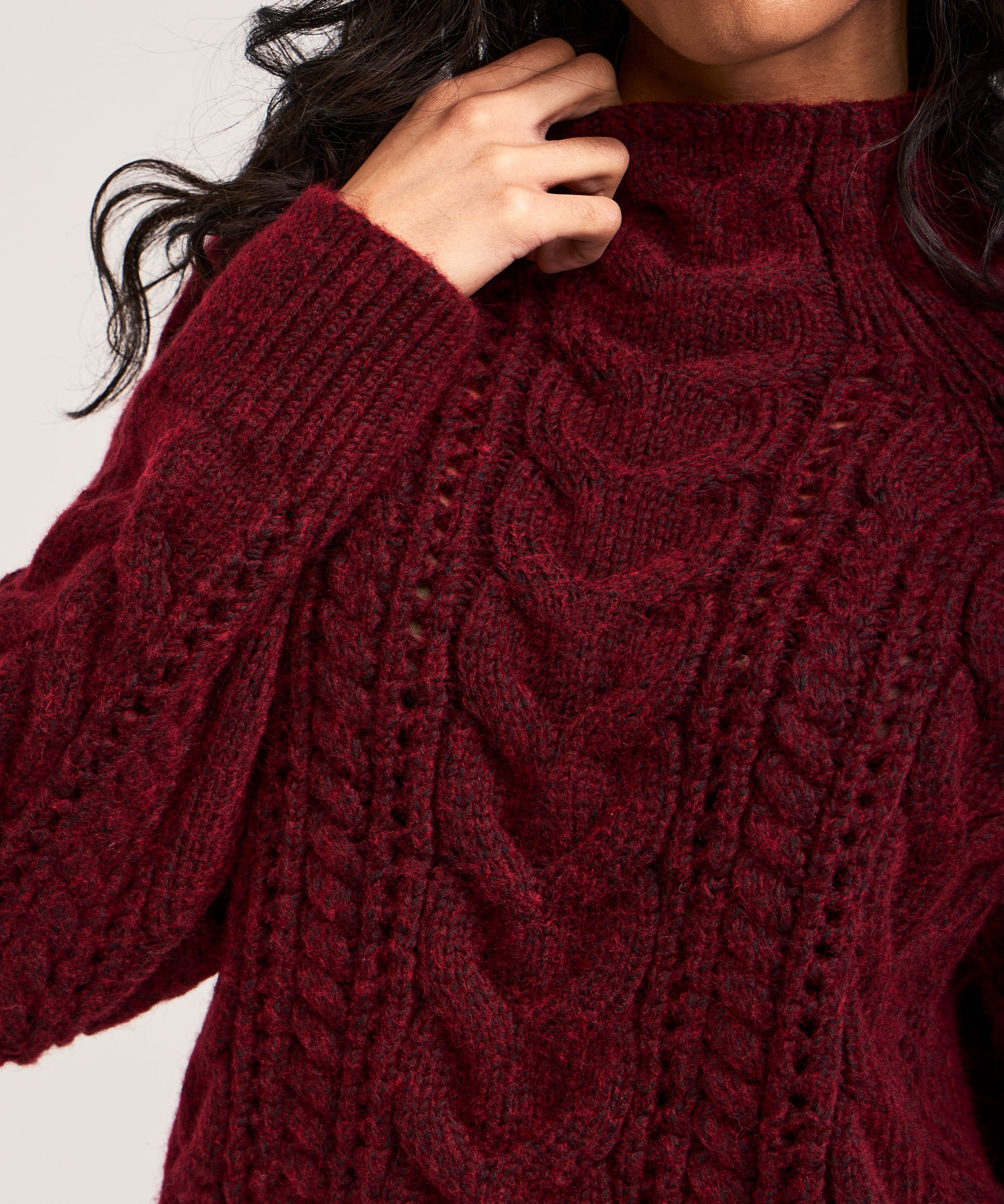 Chandail à motif torsadé pour femmes, Heritage, WindRiver