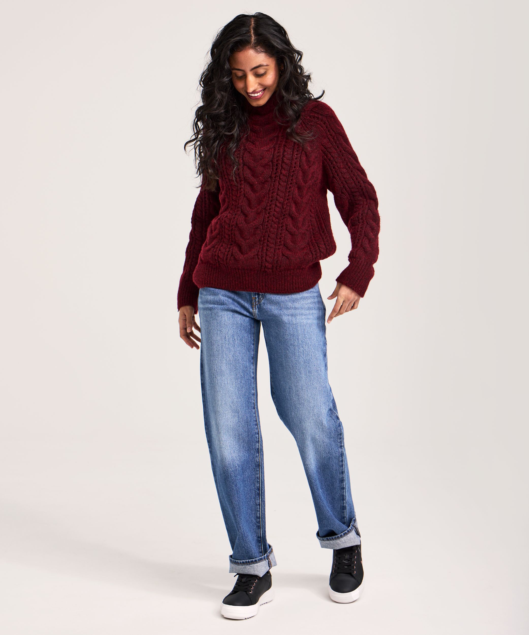 Chandail à motif torsadé pour femmes, Heritage, WindRiver