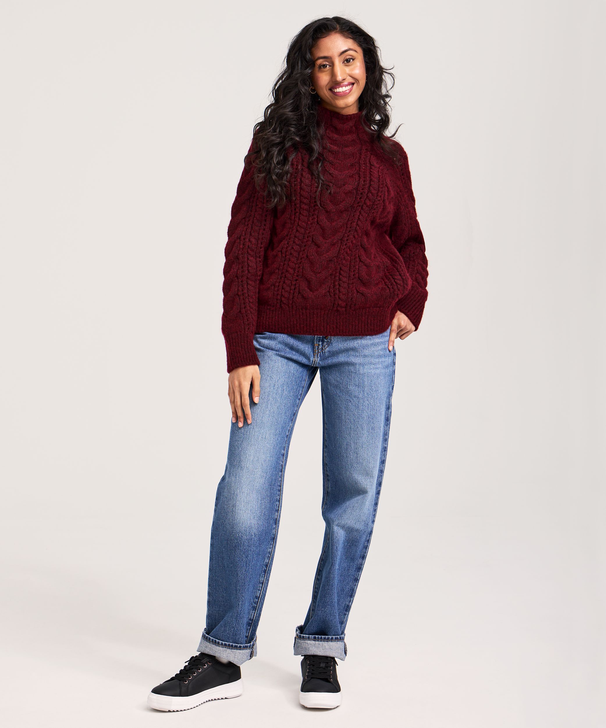 Chandail à motif torsadé pour femmes, Heritage, WindRiver