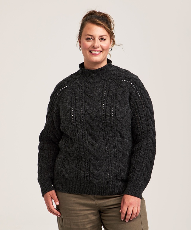 Chandail à motif torsadé pour femmes, Heritage, WindRiver