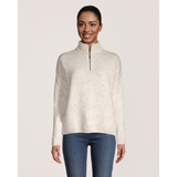 WindRiver Women's Heritage 1/4 Zip Pullover Sweater Front_Flat