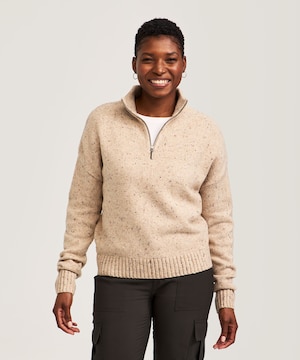Chandail avec glissière 1/4 pour femmes, Heritage, WindRiver