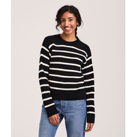 Denver Hayes Women's Semi Fitted Shaker Stitch Pullover Sweater