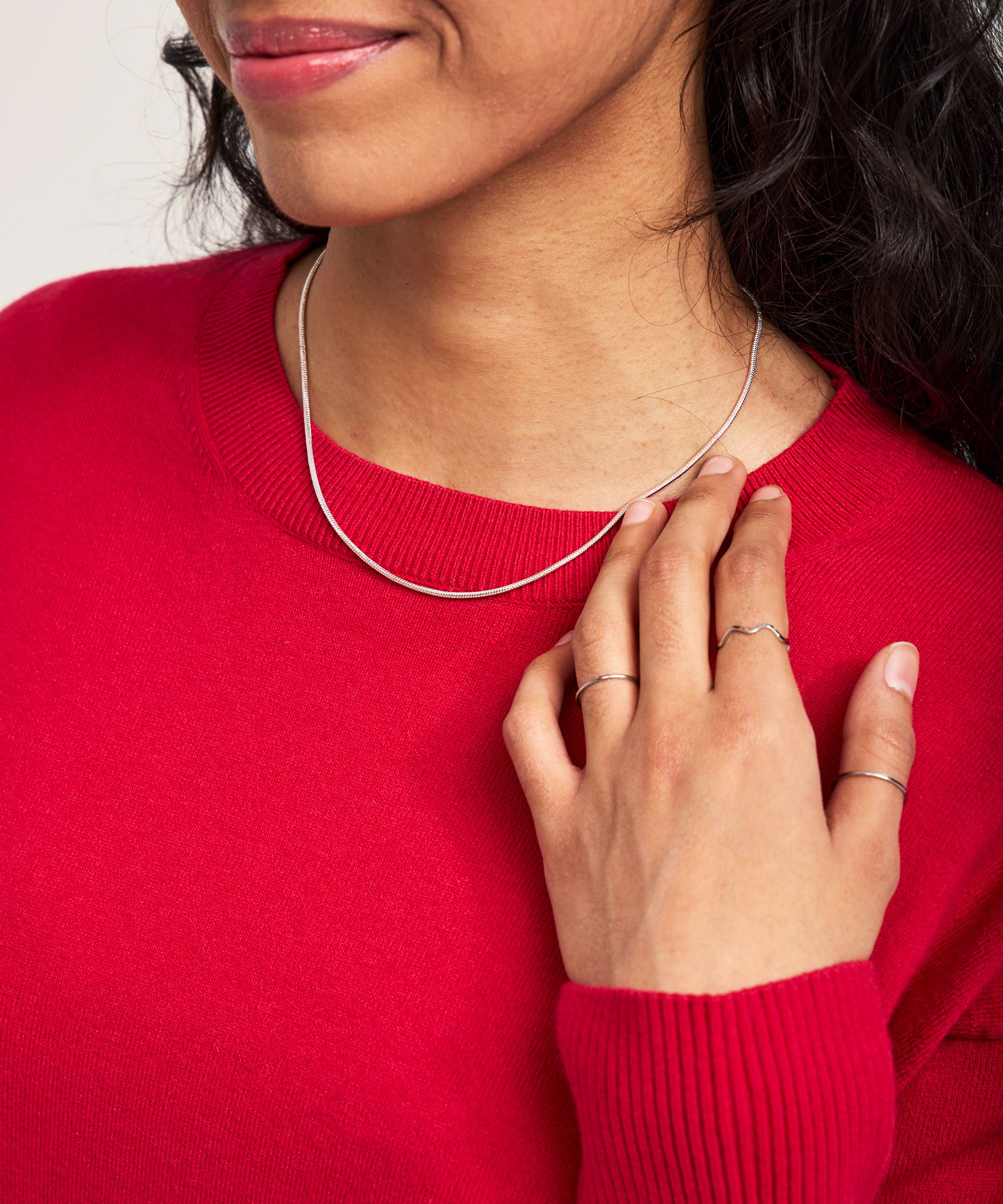 Chandail de tous les jours en coton et à col ras du cou pour femmes, Denver Hayes