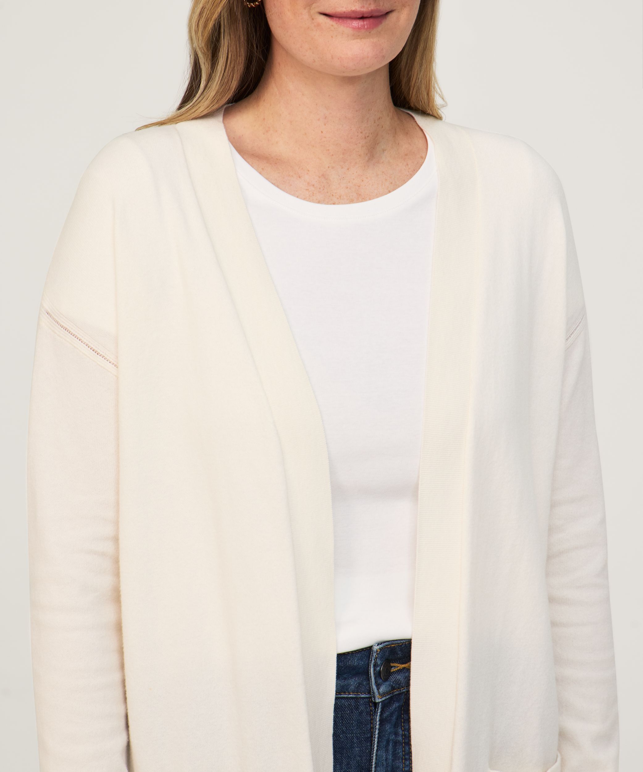 Cardigan de tous les jours en coton pour femmes, Denver Hayes