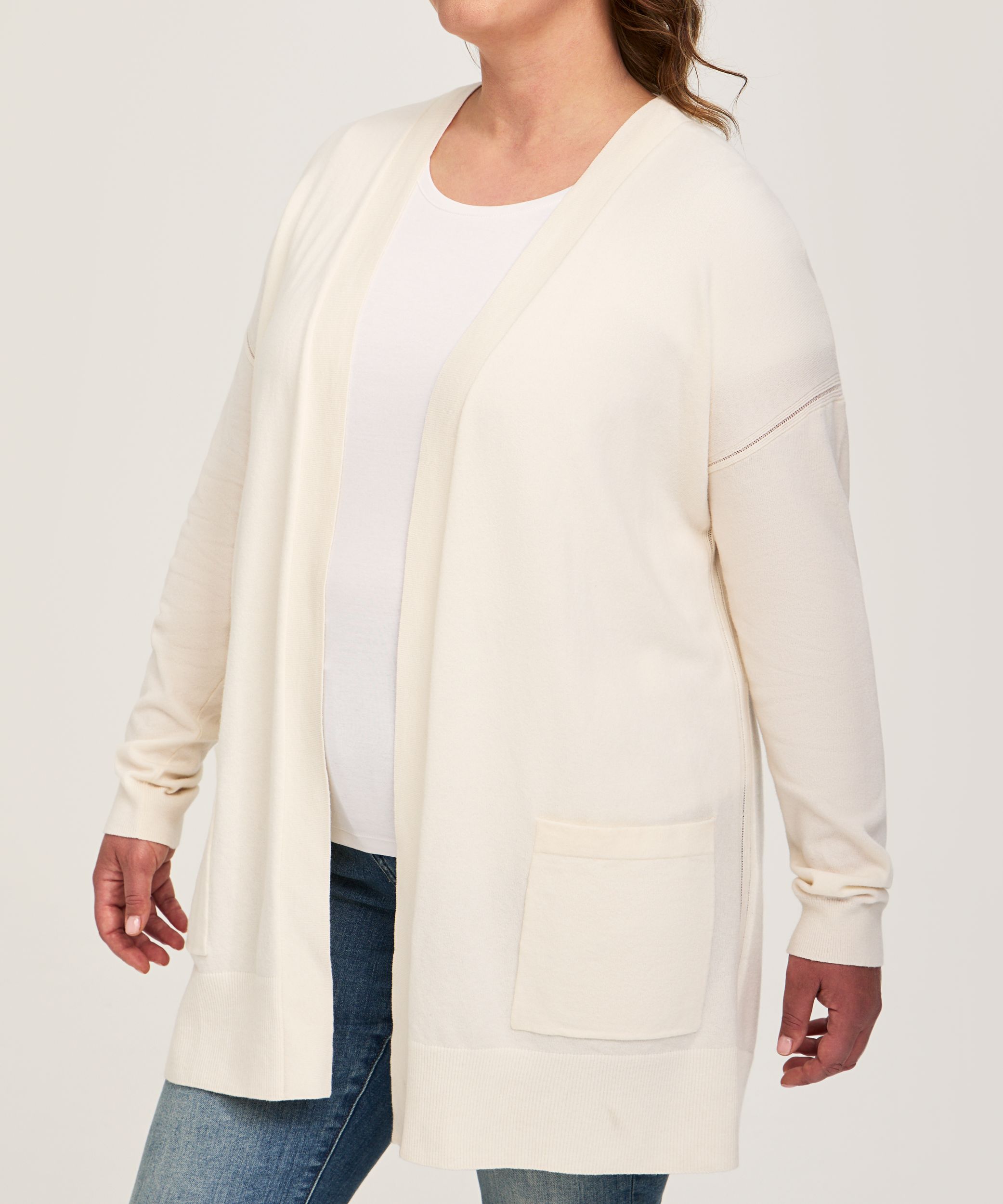 Cardigan de tous les jours en coton pour femmes, Denver Hayes