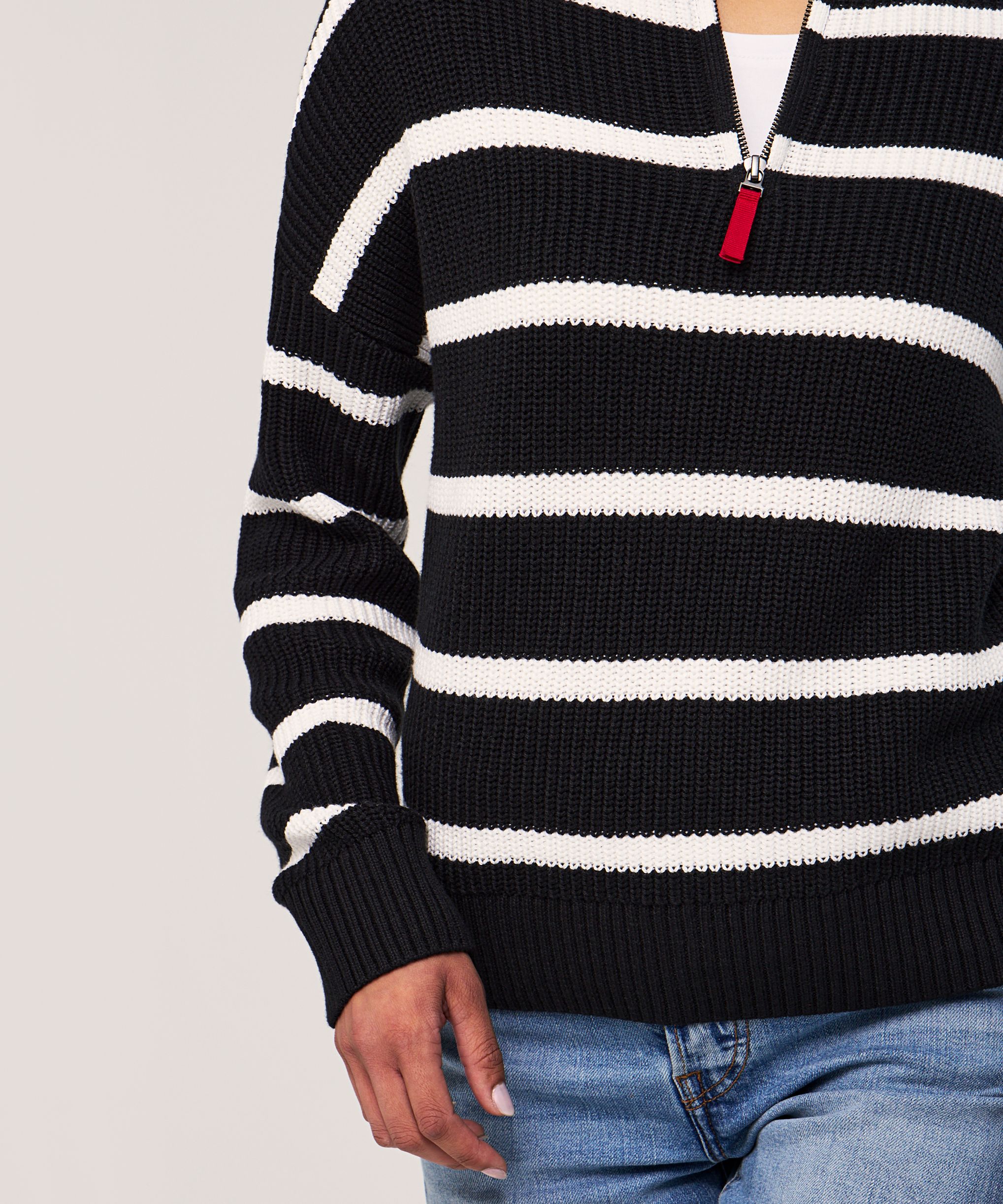 Chandail à enfiler à glissière 1/4 pour femmes, Denver Hayes