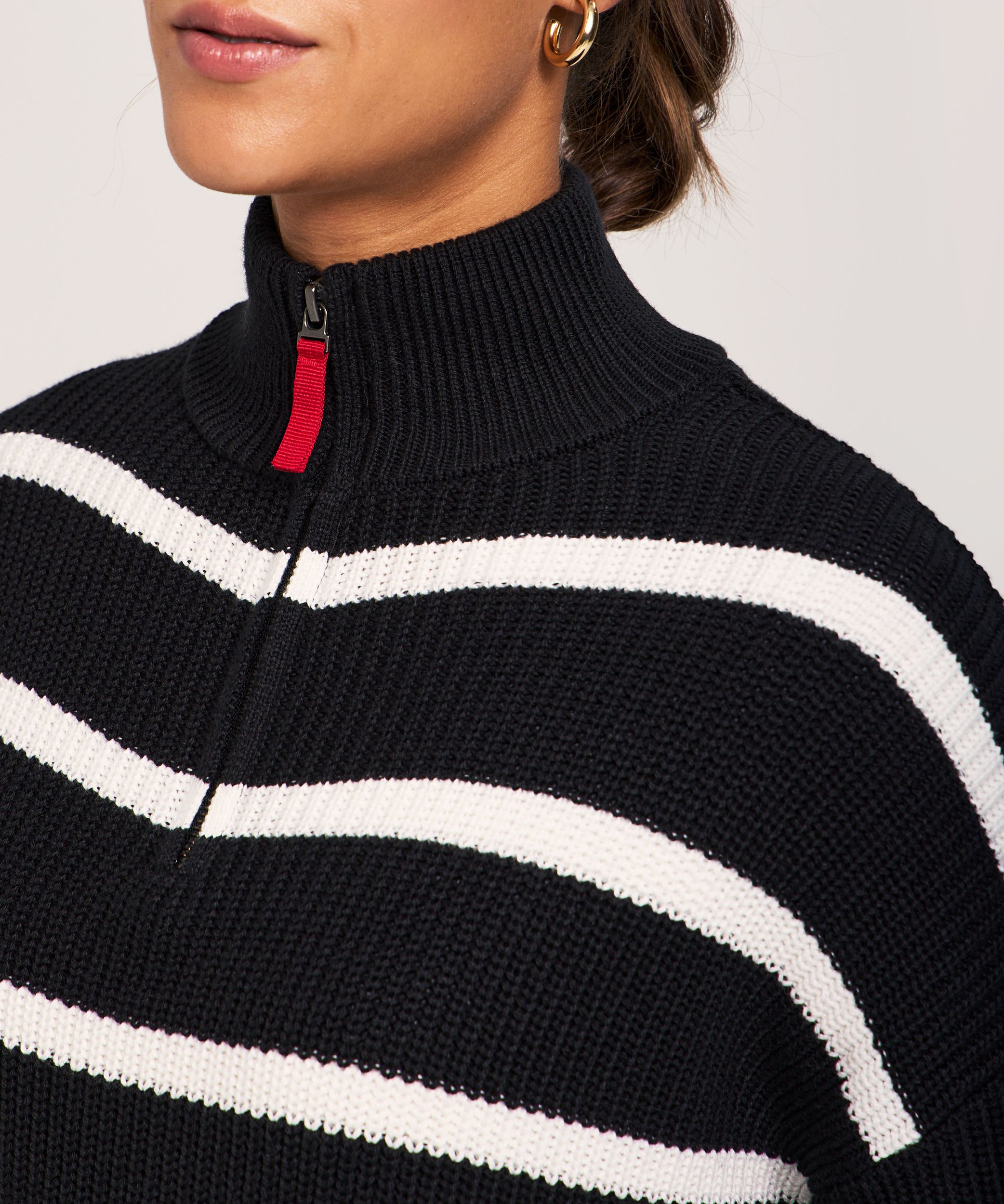 Chandail à enfiler à glissière 1/4 pour femmes, Denver Hayes