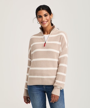 Chandail à enfiler à glissière 1/4 pour femmes, Denver Hayes