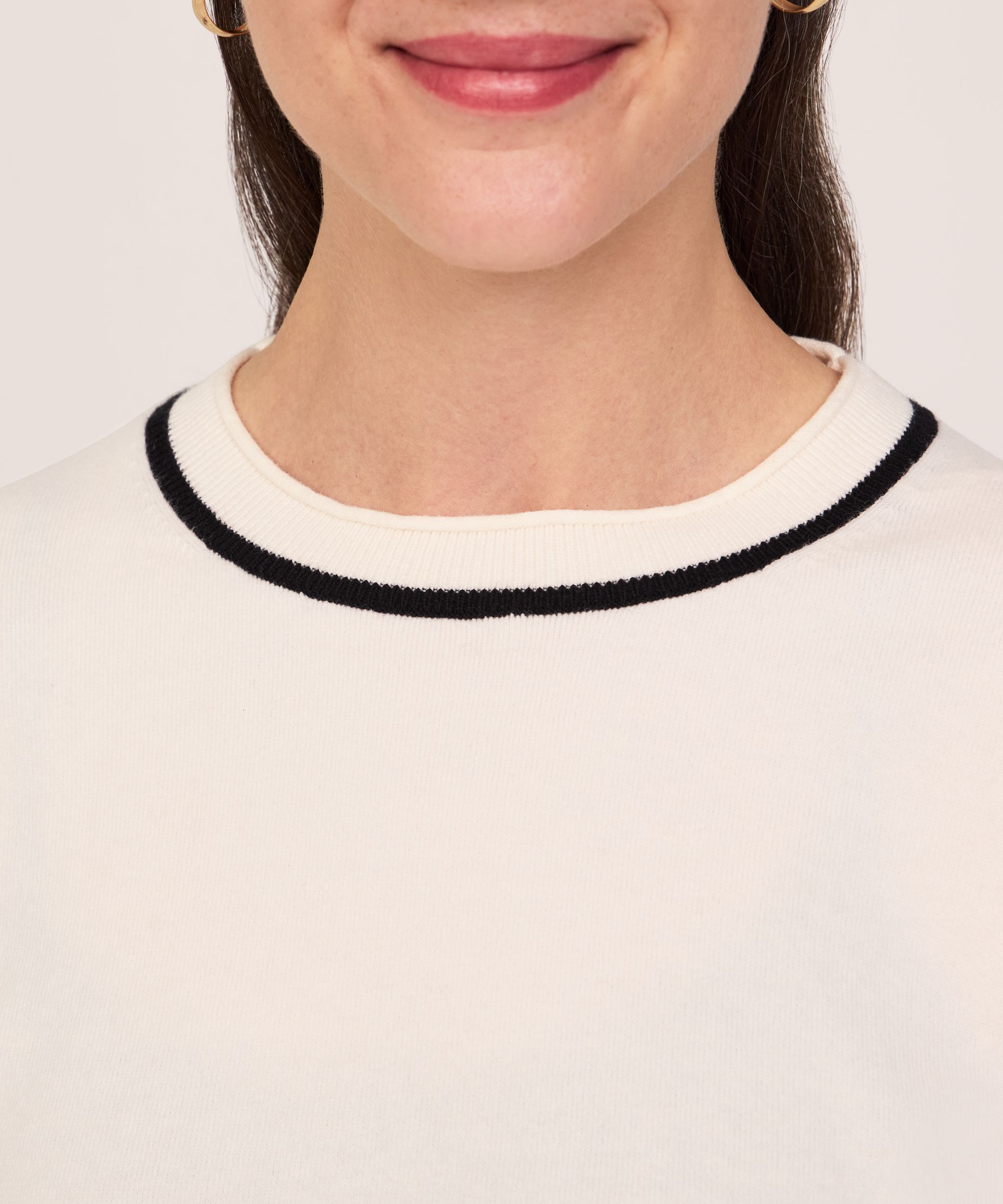 Chandail court décontracté en coton de tous les jours à manches courtes pour femmes, Denver Hayes