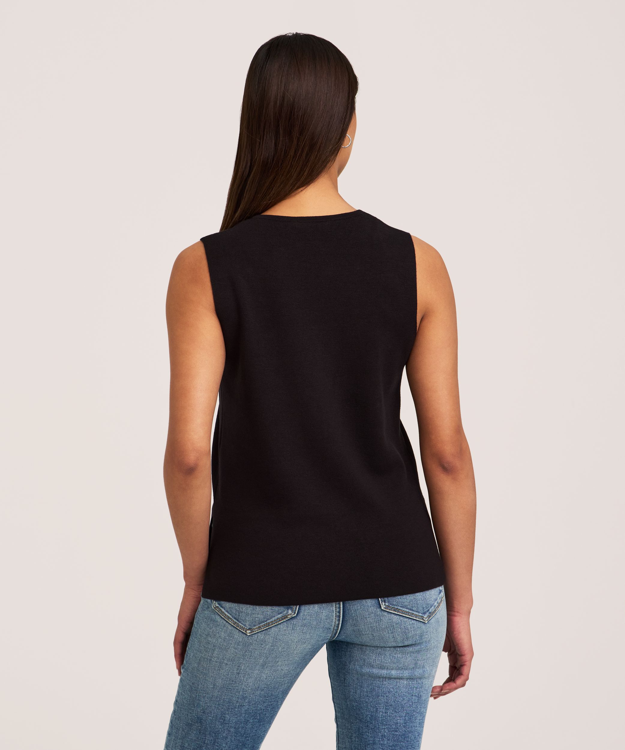 Denver Hayes Women's Double Knit V-Neck Sweater Vest