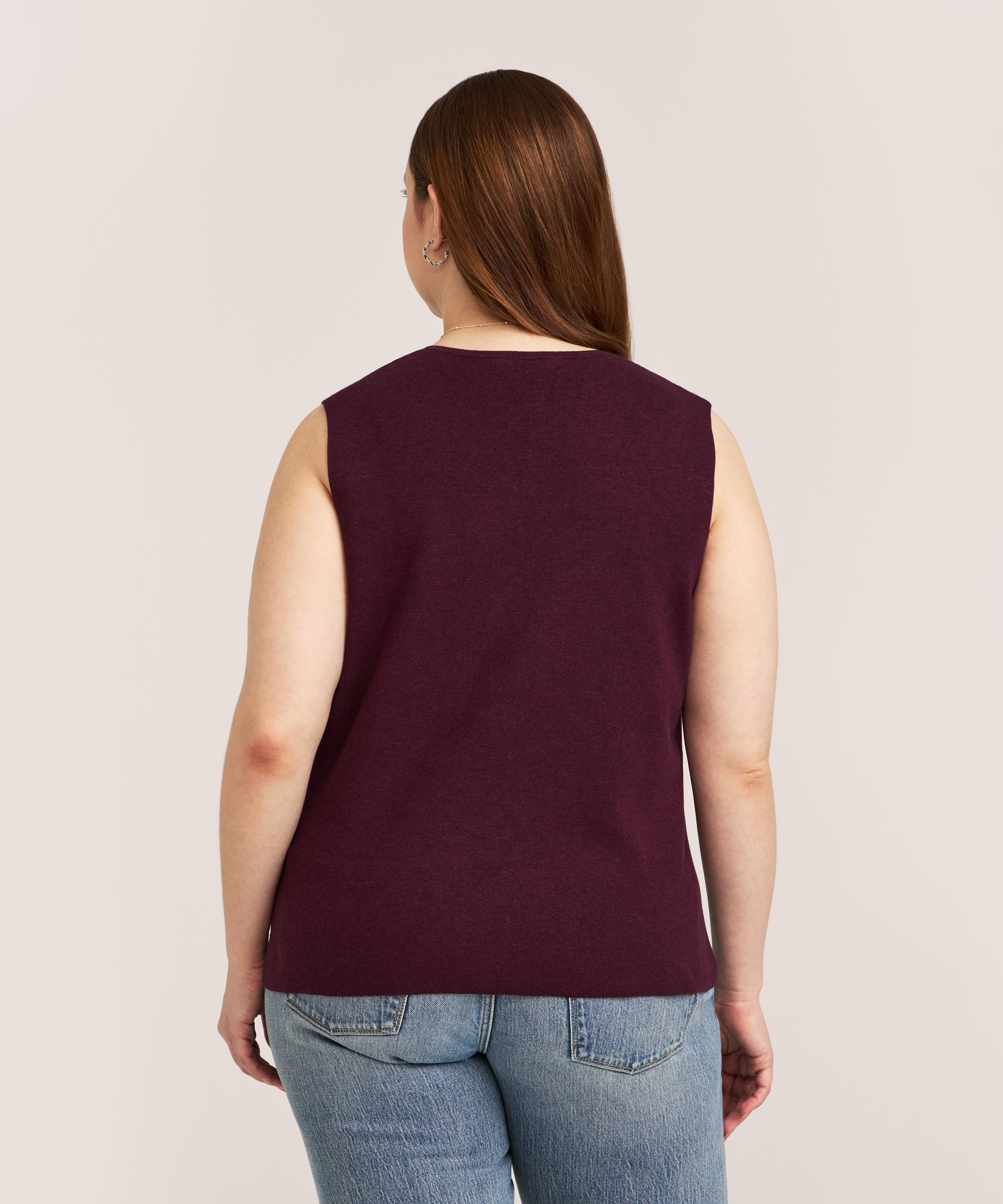 Denver Hayes Women's Double Knit V-Neck Sweater Vest