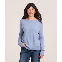 Chandail à encolure bateau et de coupe décontractée pour femmes, Denver Hayes