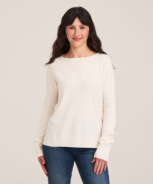 Denver Hayes Women''s Relaxed Boatneck Pullover Sweater