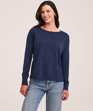 Denver Hayes Women's Relaxed Boatneck Pullover Sweater