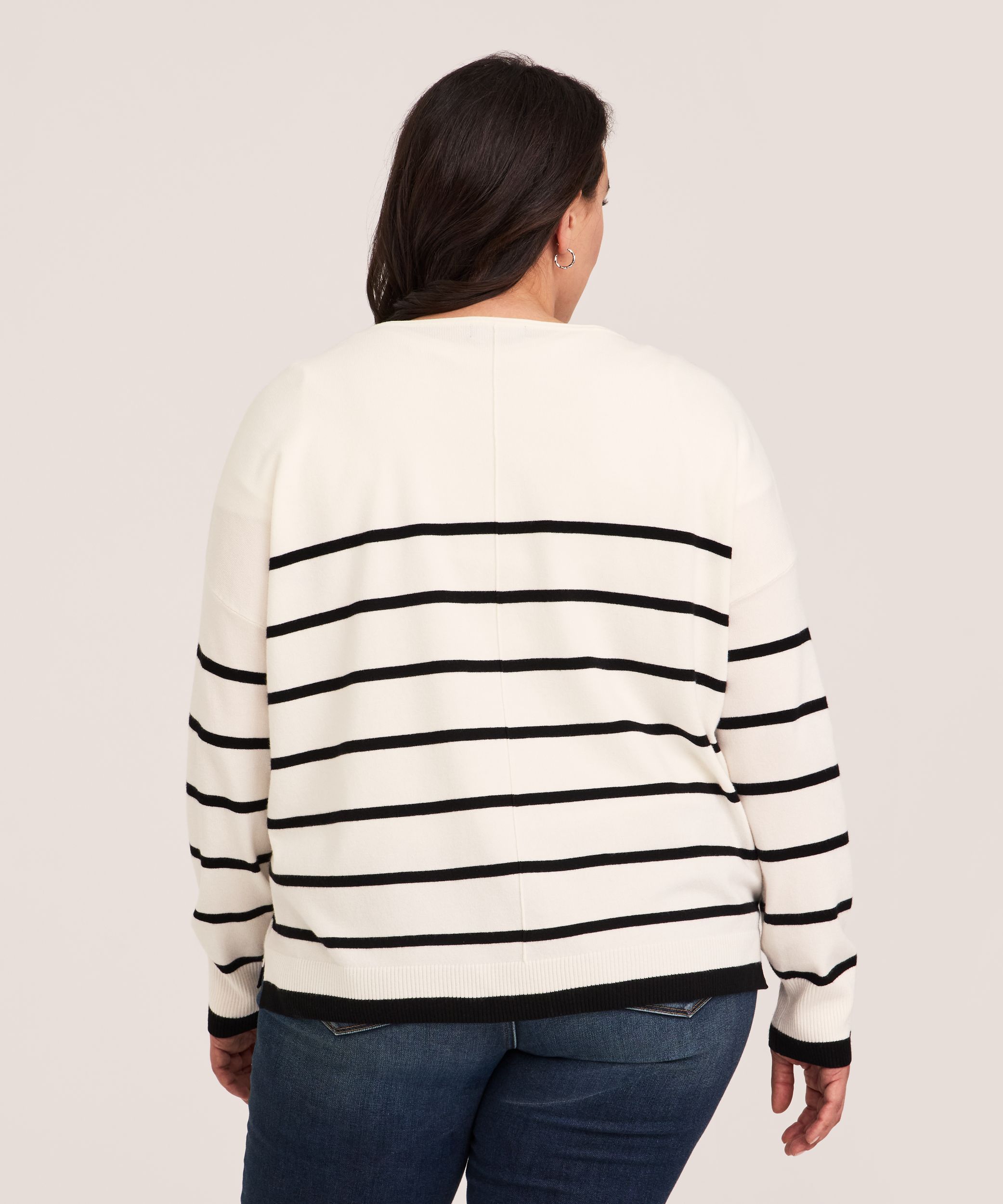 Chandail à encolure bateau et de coupe décontractée pour femmes, Denver Hayes