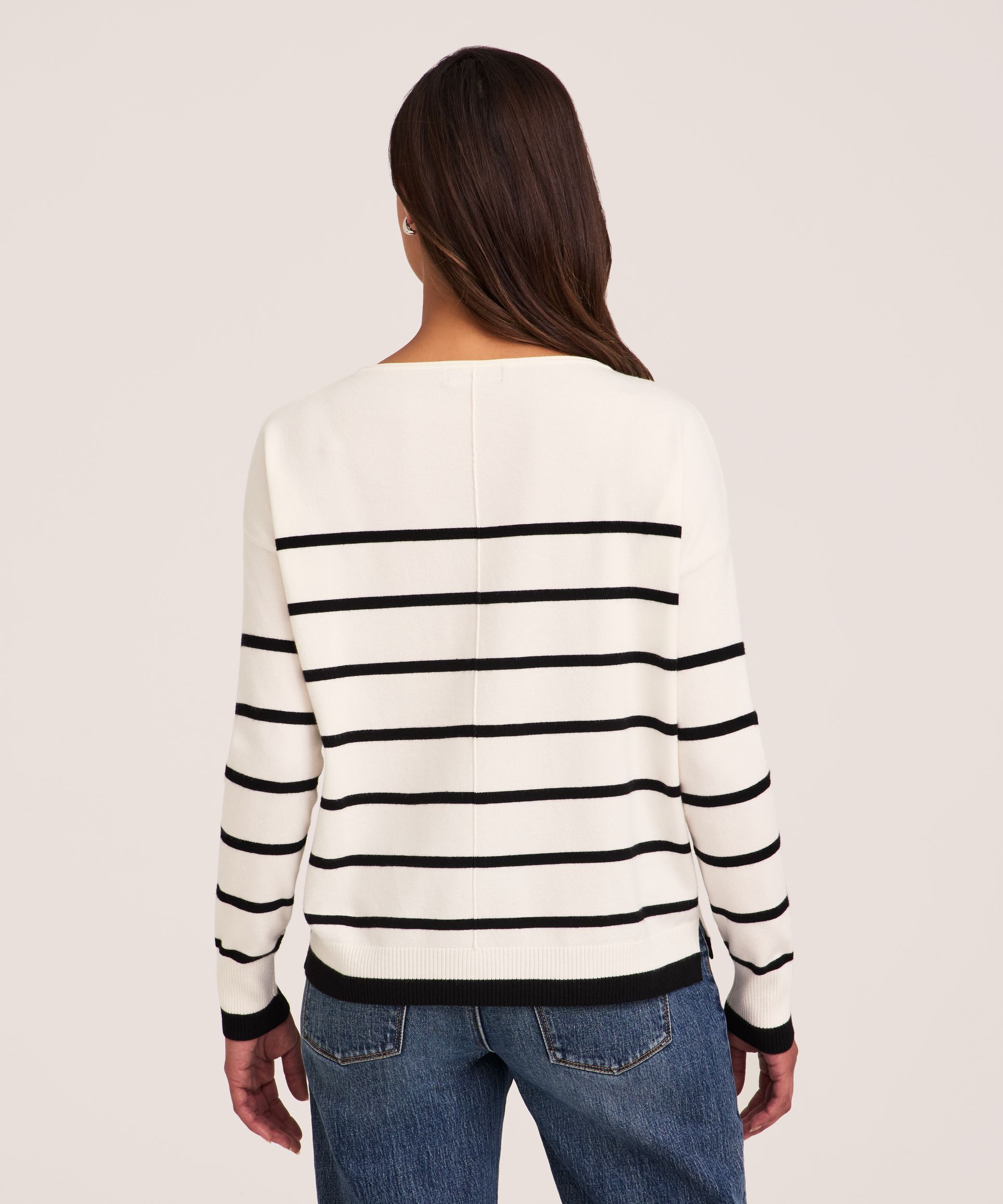 Chandail à encolure bateau et de coupe décontractée pour femmes, Denver Hayes