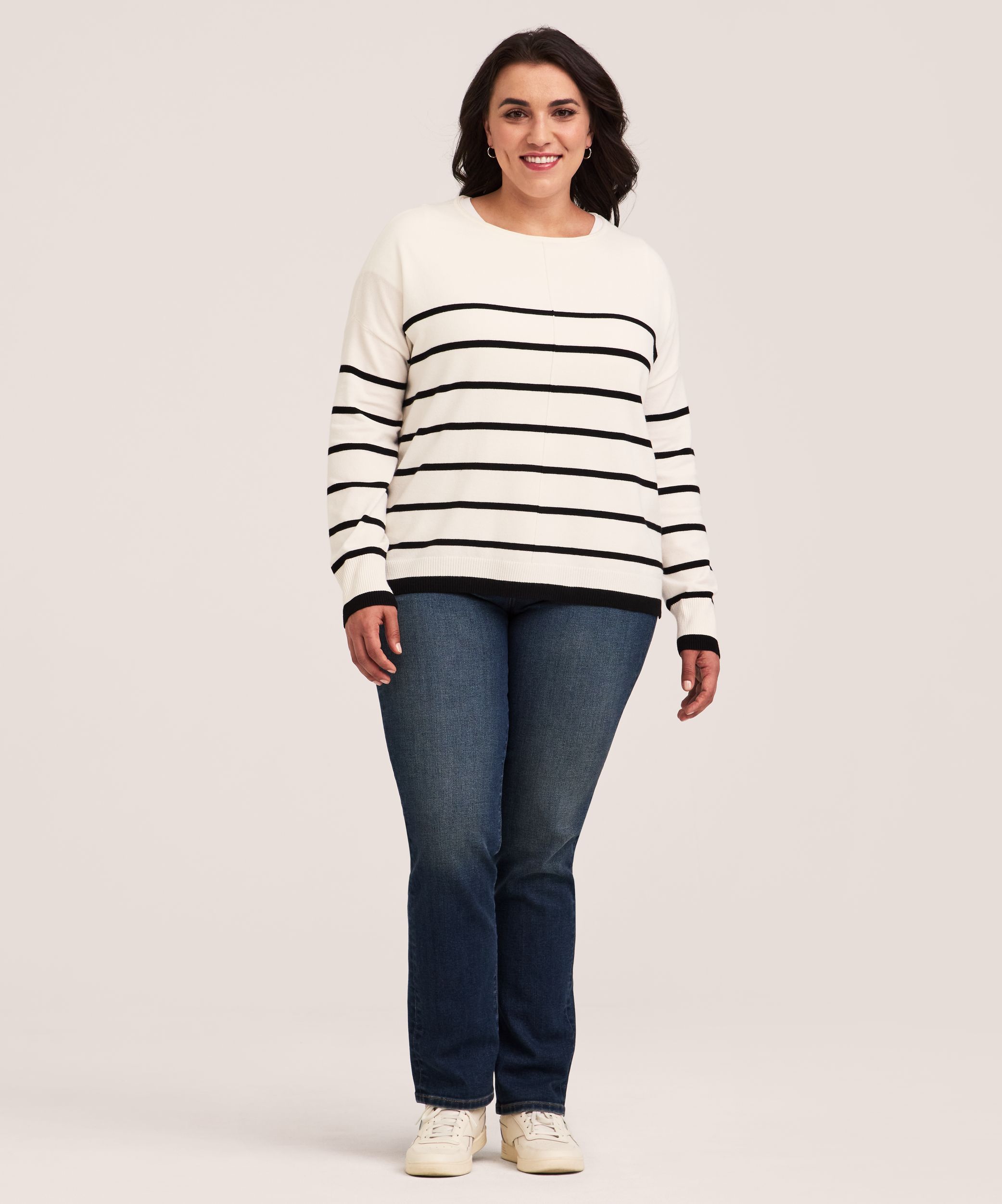 Chandail à encolure bateau et de coupe décontractée pour femmes, Denver Hayes