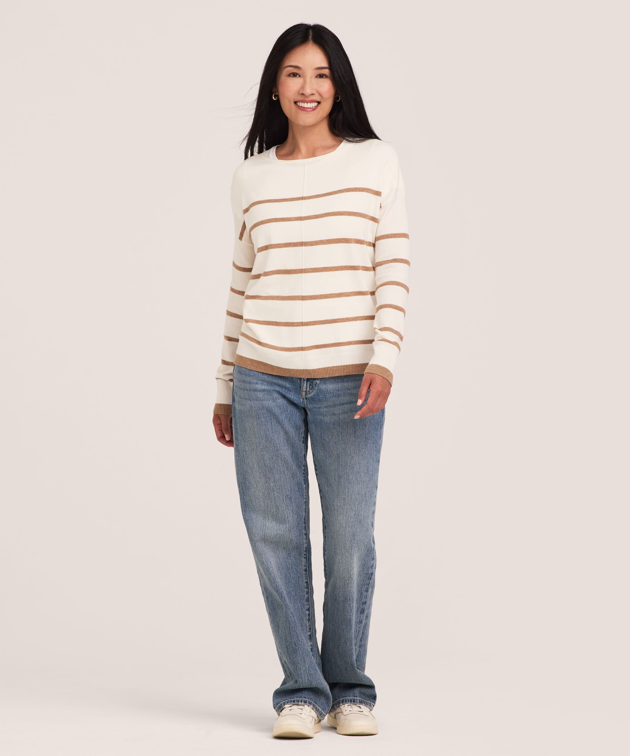 Denver Hayes Women's Relaxed Boatneck Pullover Sweater
