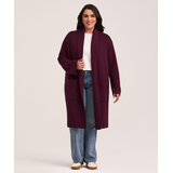 Denver Hayes Women's Double Knit Coatigan Front_Flat