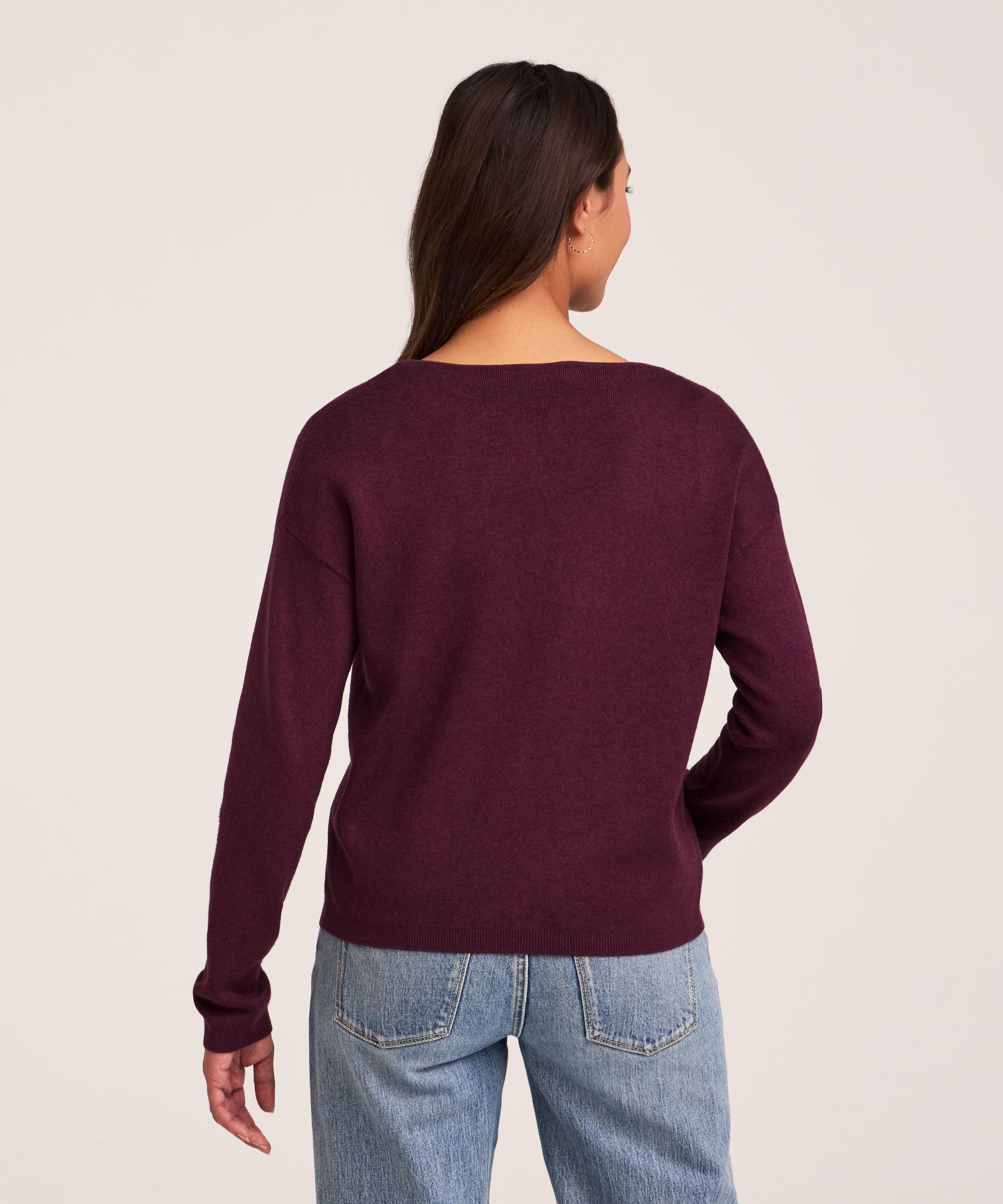 Denver Hayes Women's Double Knit Cropped Button-Up Cardigan