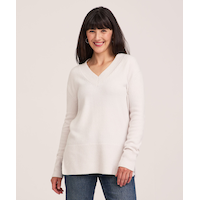 Denver Hayes Women's Soft Cozy V-Neck Tunic Pullover Sweater