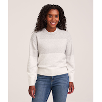 Denver Hayes Women's Soft Cozy Crewneck Jersey Stitch Pullover Sweater