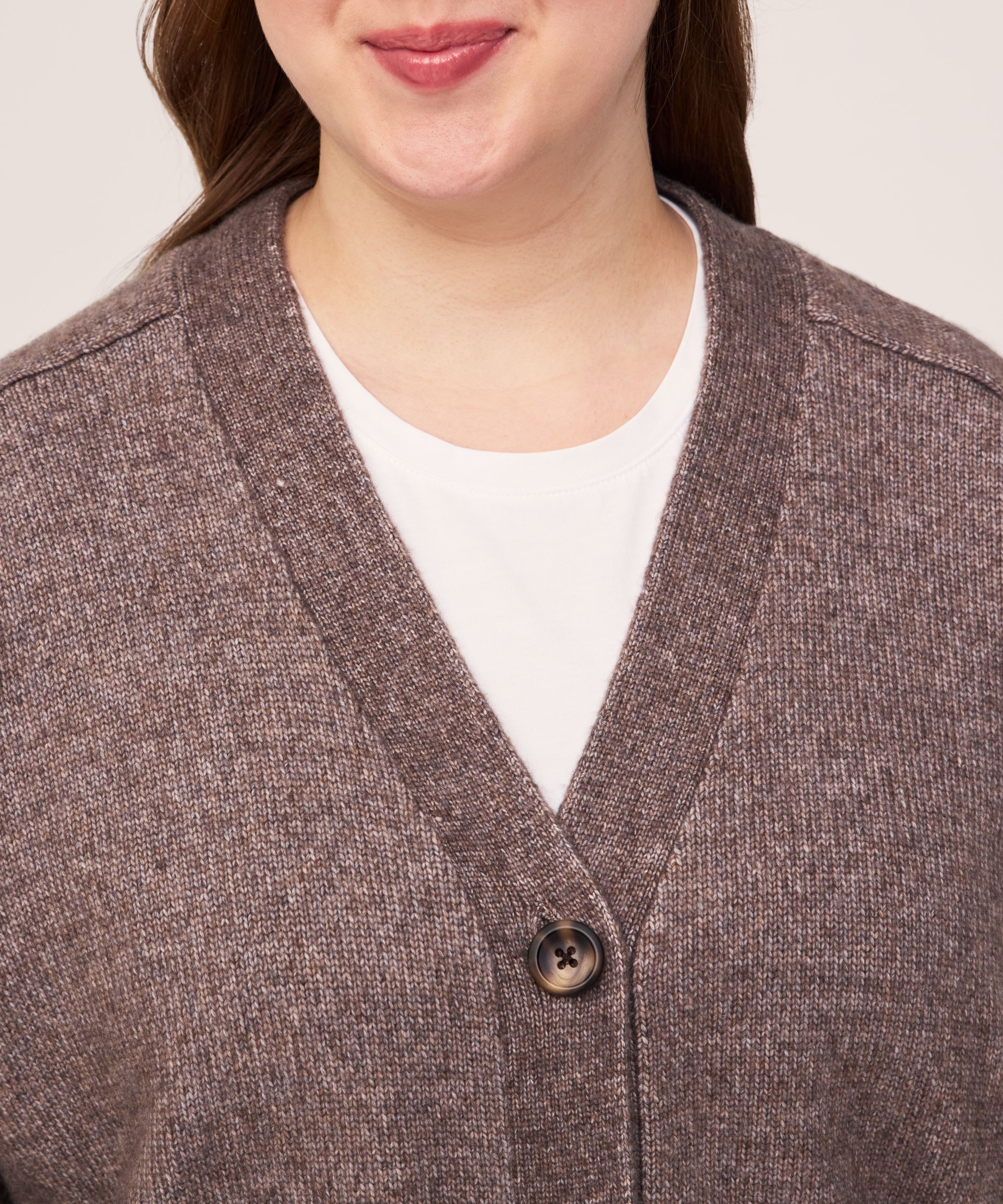 Denver Hayes Soft Cozy Button-Up Cardigan