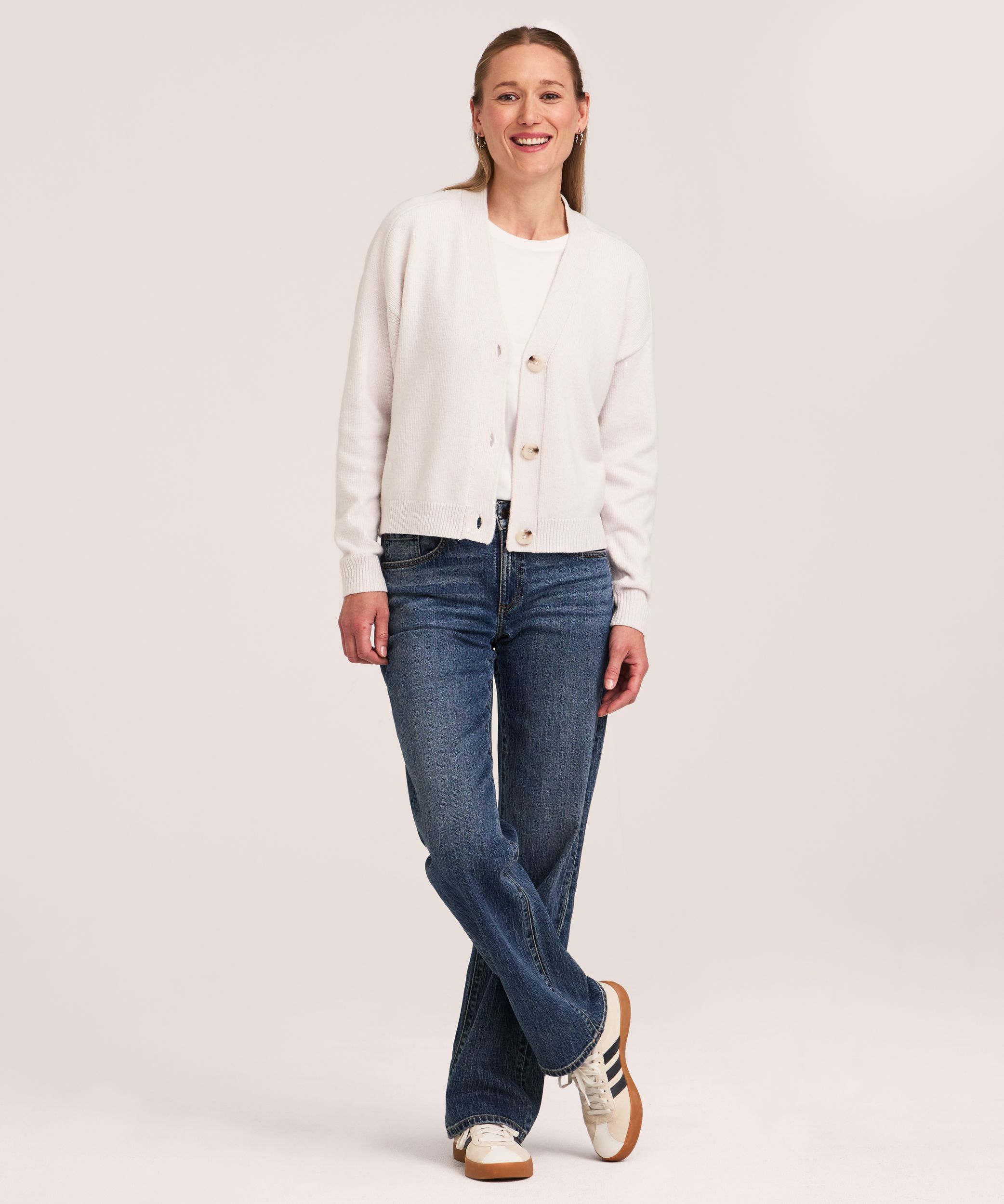 Cardigan boutonné doux et douillet, Denver Hayes