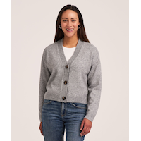 Denver Hayes Soft Cozy Button-Up Cardigan